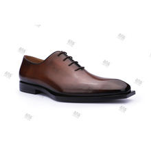 Ropa formal de negocios Zapatos de cuero con cordones para hombres